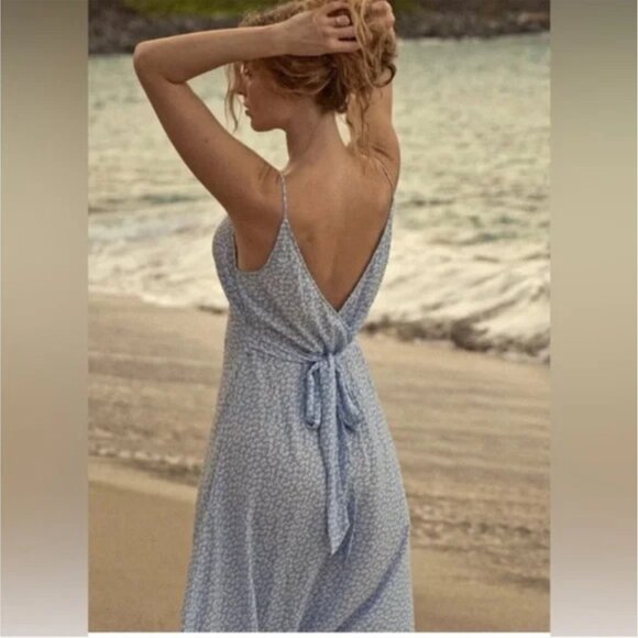 NWT Doen Sonia Dress Cerulean Hillside Bloom - Picture 3 of 9